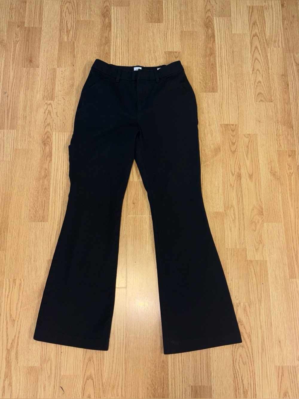 GAP Classic Black Trousers high rise flare size 4